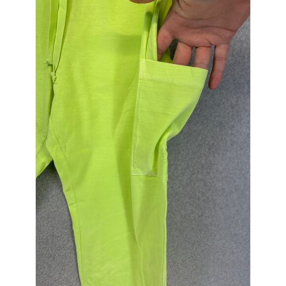 Newport News Easy Style Pants Womens Size Small Green 100% Cotton Capri Pockets - Picture 5 of 10